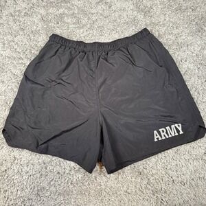 UNICOR US ARMY IPFU PT TRUNKS SHORTS PHYSICAL FITNESS UNIFORM  Size Large‎